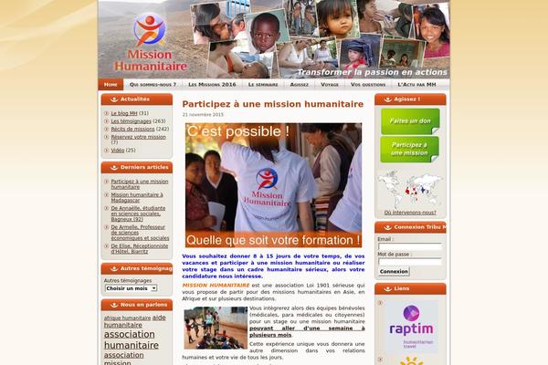 WordPress website example screenshot
