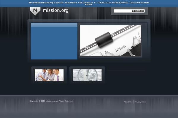 mission.org site used Wp Radiance