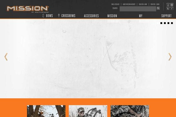 missionarchery.com site used Mission-archery