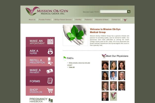 missionobgynmedicalgroup.com site used Missionobg