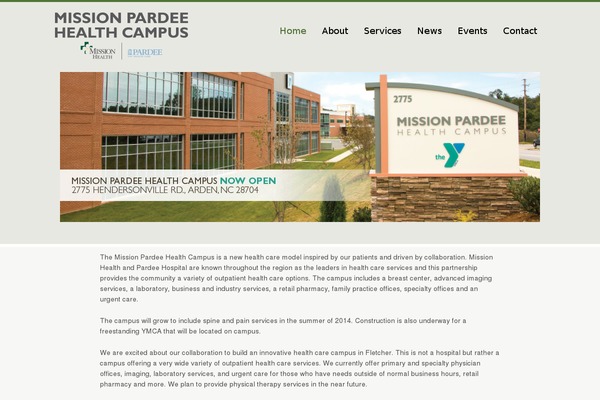 missionpardeehealthcampus.org site used Ribosome-child-theme
