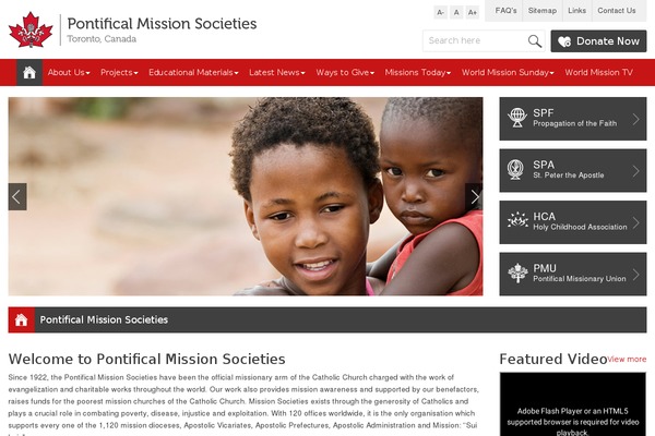 missionsocieties.ca site used Missionsocieties