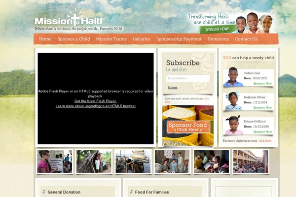 missiontohaiti.org site used Missiontohaiti