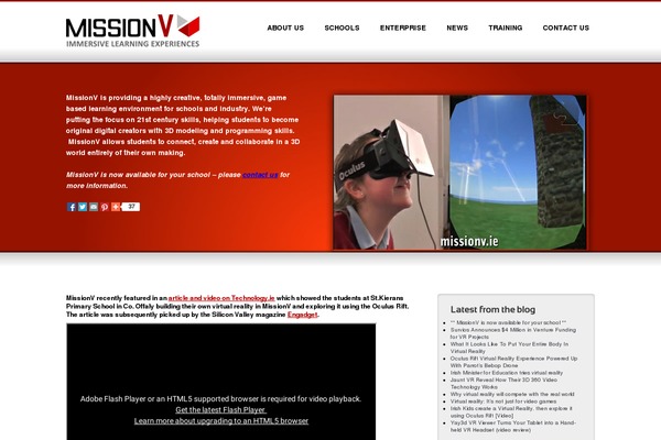 Sansation theme site design template sample