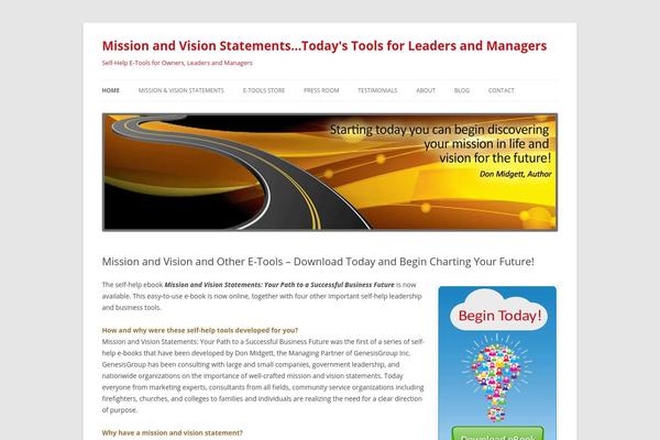 Twenty Twelve theme site design template sample