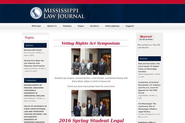 mississippilawjournal.org site used Ms-law-journal