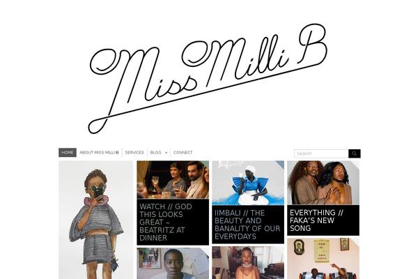 missmillib.co.za site used Millitheme