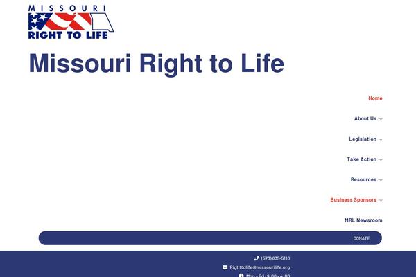 missourilife.org site used Missouri-right-to-life