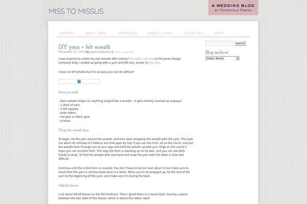 misstomissus.com site used Papertalk