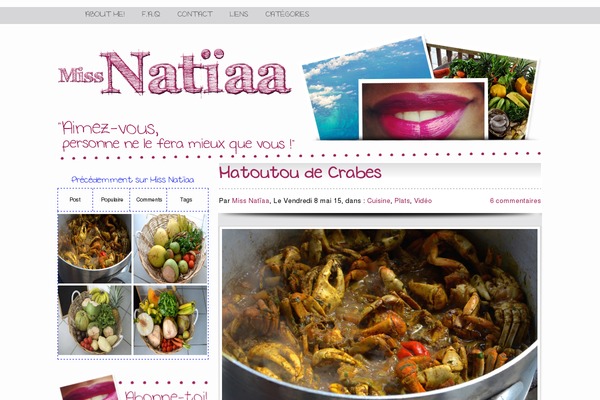 MissNatia theme websites examples