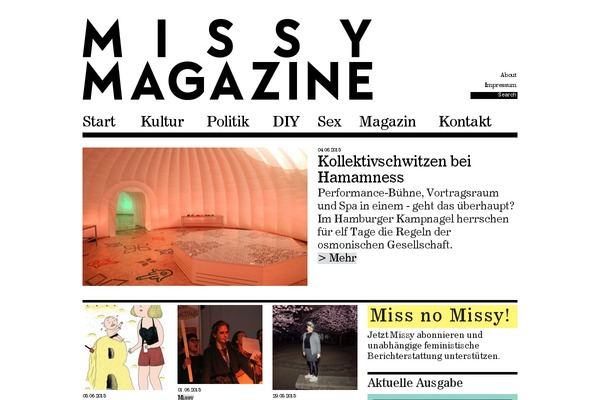 missy-mag.de site used Missy