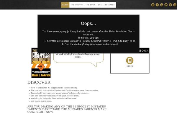 WordPress website example screenshot