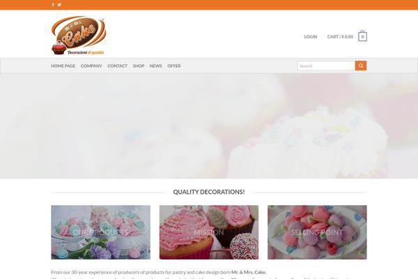 Flatsome theme site design template sample