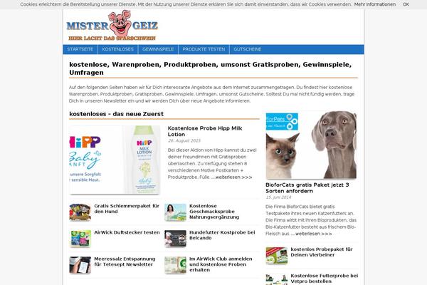 MH Magazine Child theme websites examples