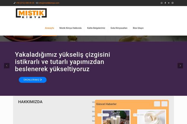 mistikkimya.com site used Mistik