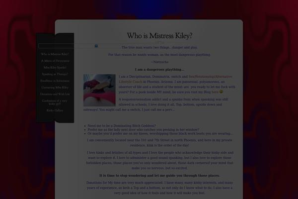 Memoir theme site design template sample