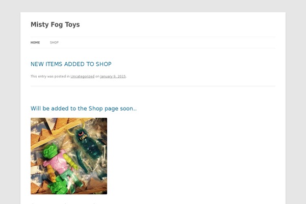 mistyfogtoys.com site used Twenty Twelve