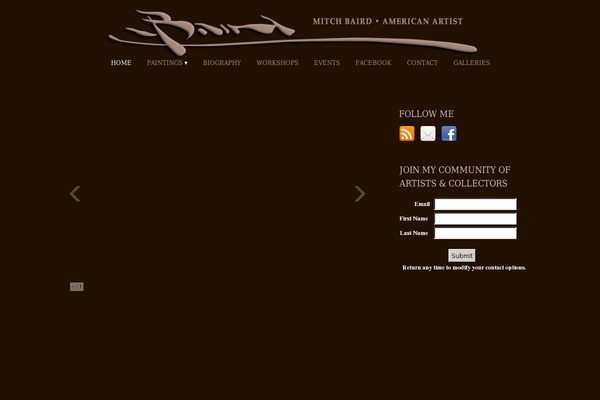 WordPress website example screenshot