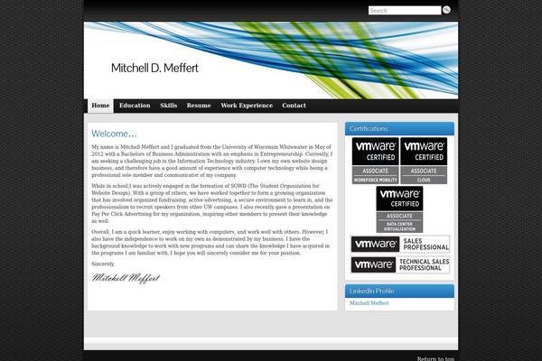 WordPress website example screenshot