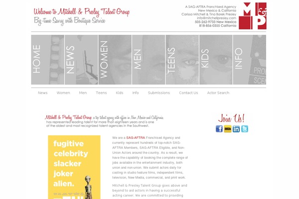 Sliding Door theme site design template sample