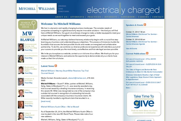 mitchellwilliamslaw.com site used Mitchell-williams