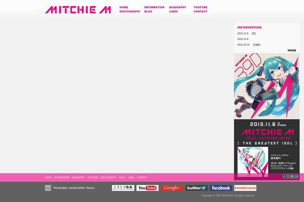 mitchie-m.com site used Mitchie-m