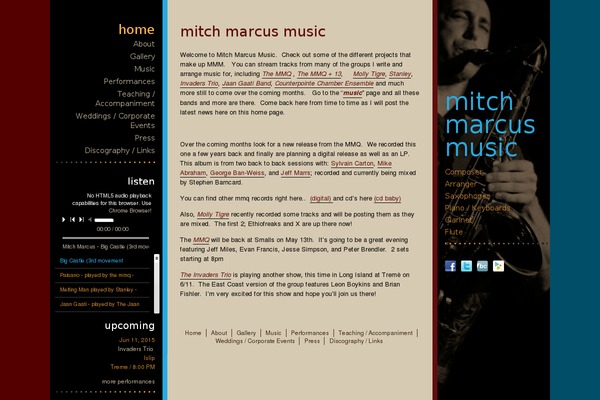 mitchmarcusmusic.com site used Mitchmarcus