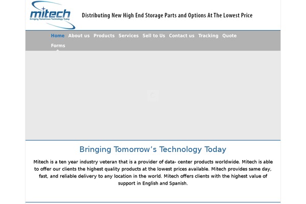 mitech-llc.com site used Twenty Twenty