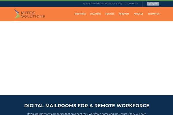 WordPress website example screenshot