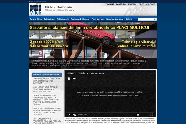 mitek.ro site used Silhouette-3column