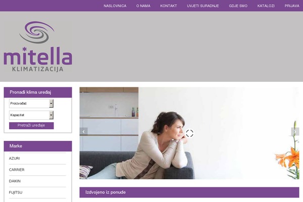 mitella.hr site used Aircondition