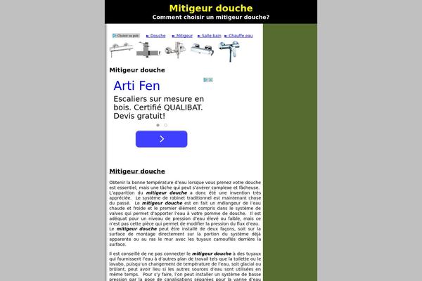 mitigeurdouche.com site used Clickbump_wp3