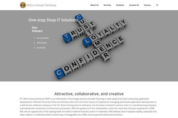 Enlightenment theme site design template sample