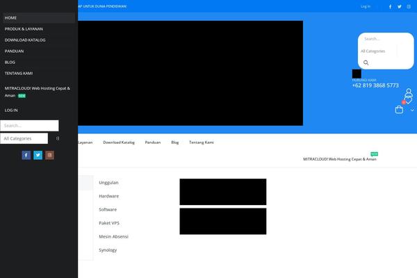 Porto theme site design template sample