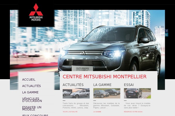 mitsubishi-montpellier.com site used Alliance-auto