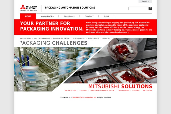 mitsubishipackaging.com site used Mitsubishi
