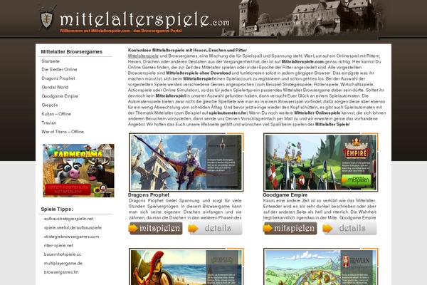 mittelalterspiele.com site used Mittelalterspiele