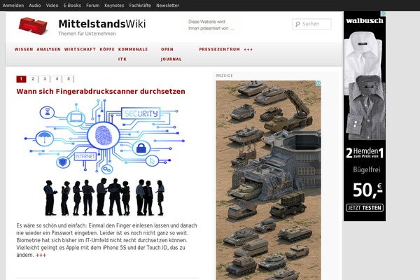 mittelstandswiki.de site used Generatepress-miwiki