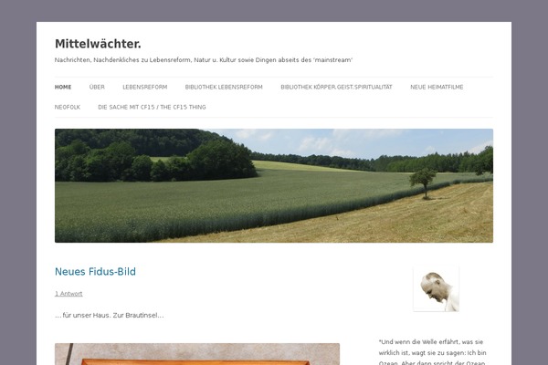 WordPress website example screenshot
