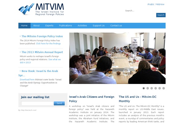 mitvim.org.il site used Mozi