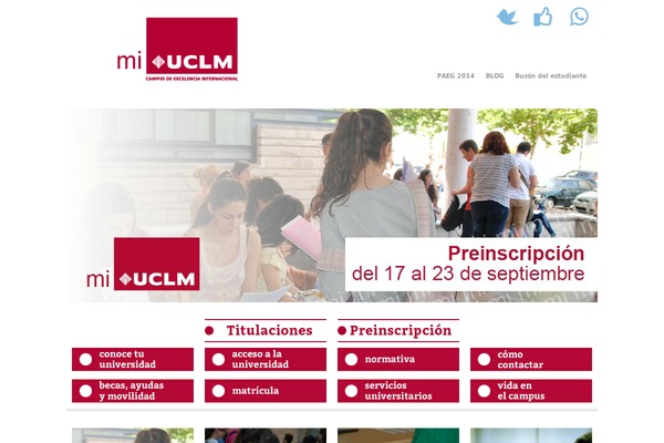 miuclm.com site used Orion-uclmabierta