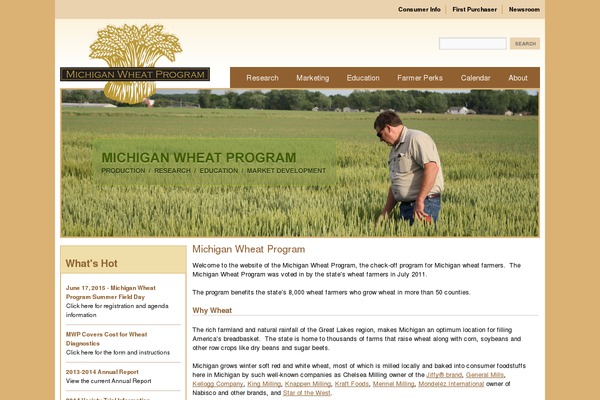 miwheat.org site used Wheat