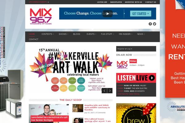 mix967.ca site used Unicorn