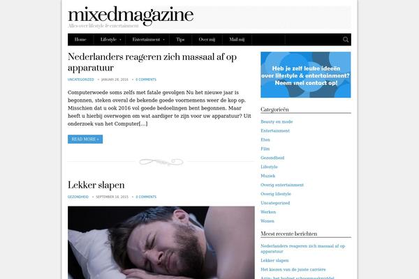 mixedmagazine.nl site used Wp_dolce5-v1.1