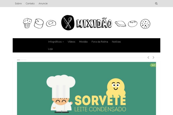 Hueman theme site design template sample