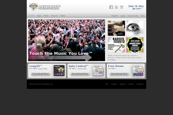 mixman.com site used Mixman