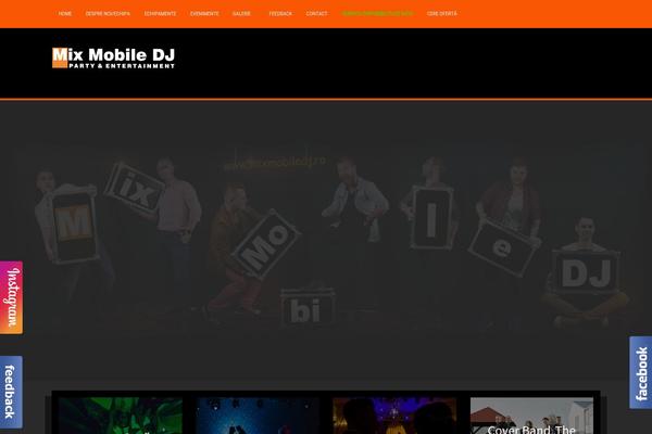 Slam theme site design template sample