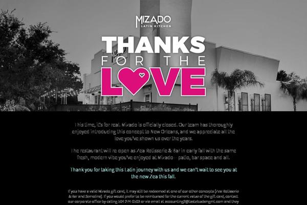 mizadococina.com site used Mizadococinatheme