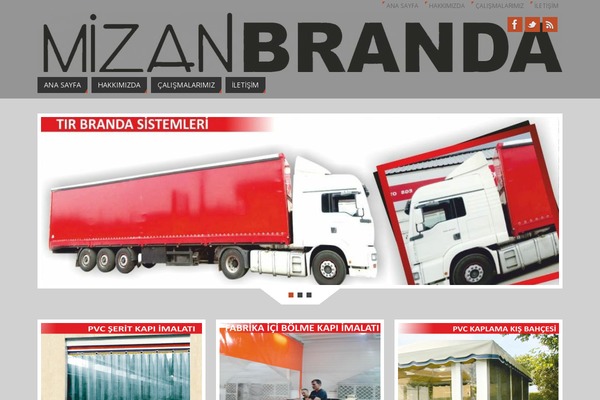 Parabola theme site design template sample