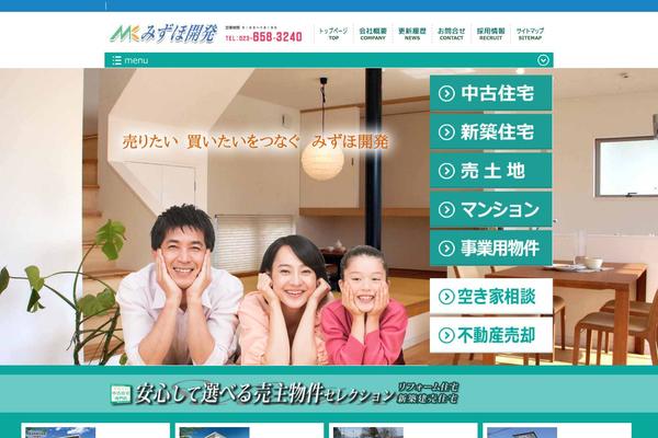 skin-mizuho theme websites examples